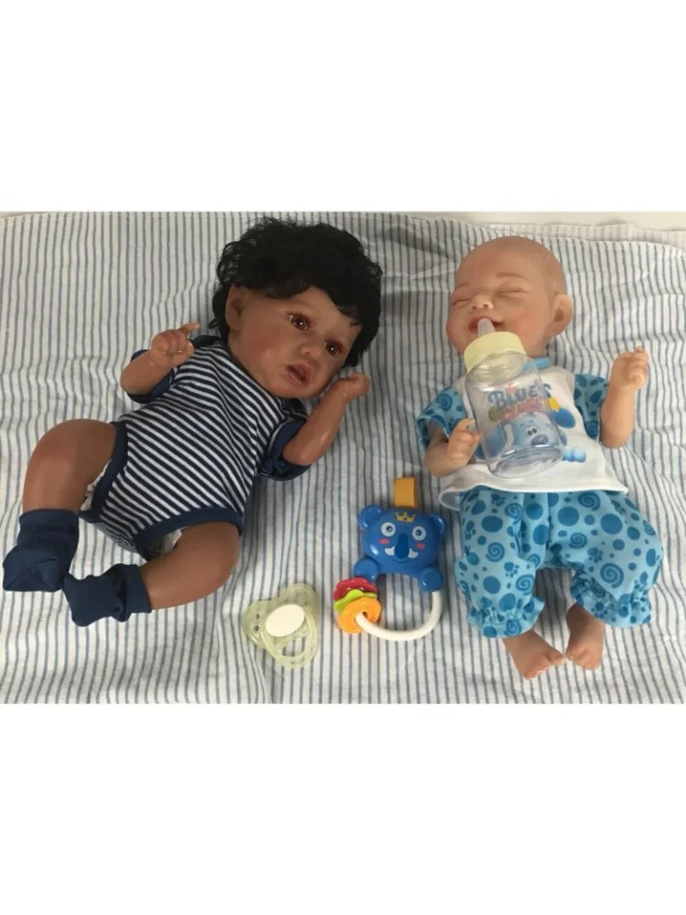 Partial Reborn Doll Baby Lot of 2 Mini Baby’s 12” A/A Full Vinyl Painted Magnet
